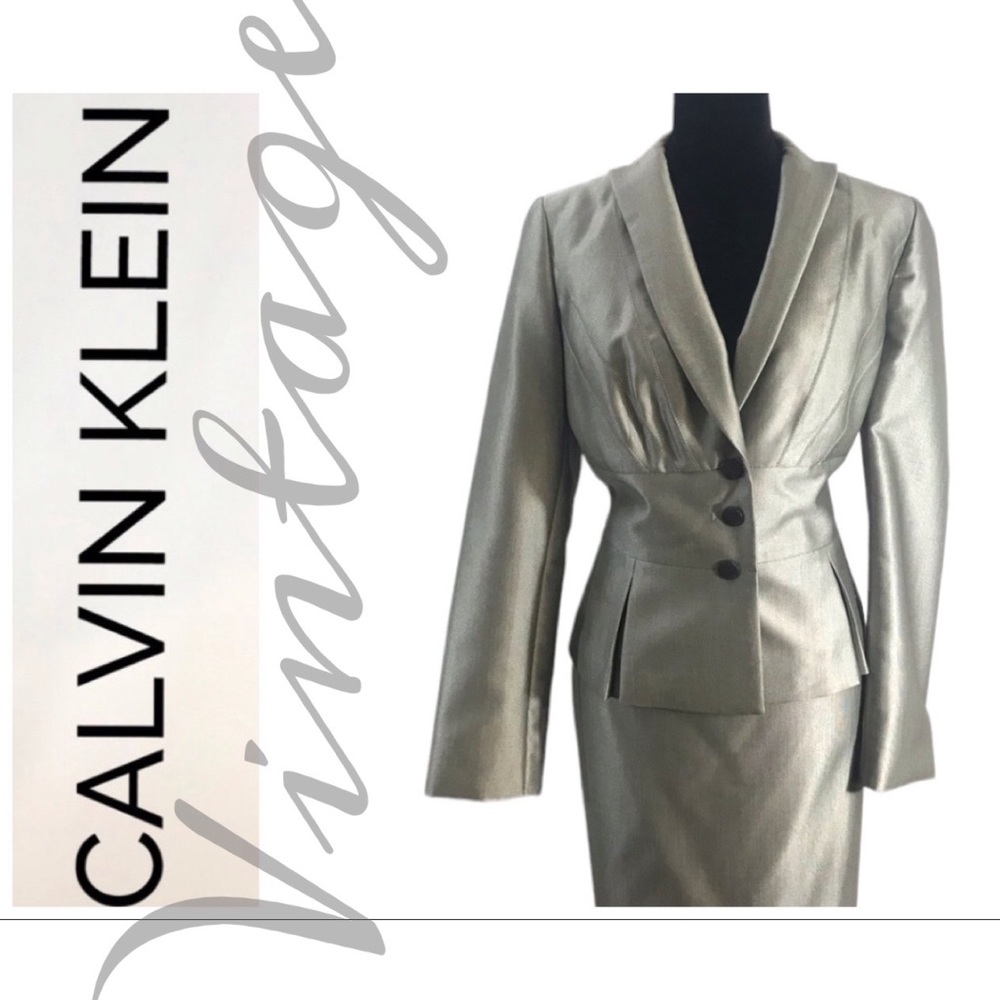 Calvin Klein Silver Women's Jacket
